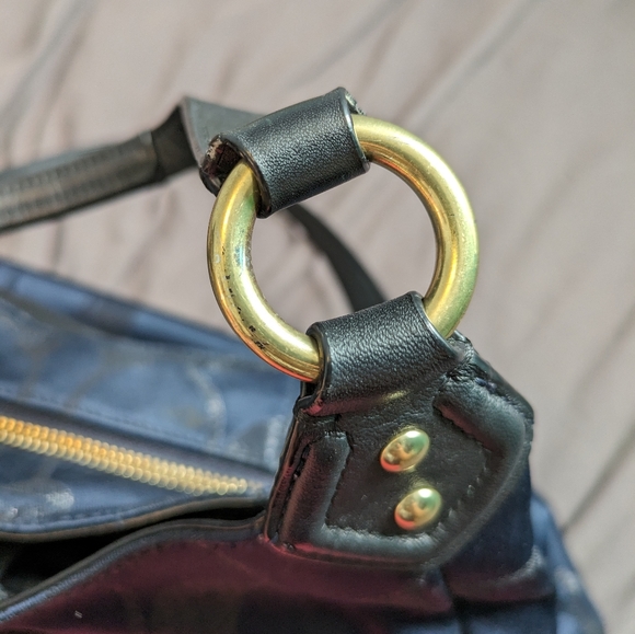 Coach Signature Metallic Campbell Jacquard Buckle Purse - Picture 17 of 17